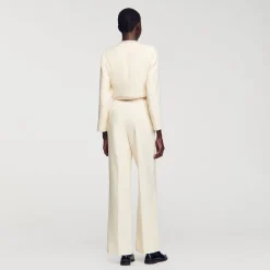 Sandro Paris Conjuntos<Pantalon De Sarga