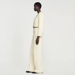 Sandro Paris Conjuntos<Pantalon De Sarga