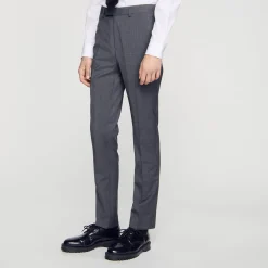 Sandro Paris Trajes & Smokings<Pantalon De Traje De Lana