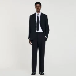 Sandro Paris Trajes & Smokings<Pantalon De Traje De Lana