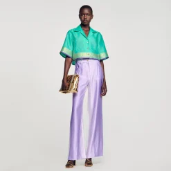 Sandro Paris Trajes<Pantalon Fluido