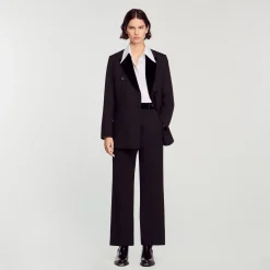 Sandro Paris Trajes<Pantalon Recto