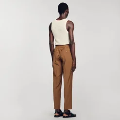 Sandro Paris Pantalones & Bermudas<Pantalon Recto Elastico