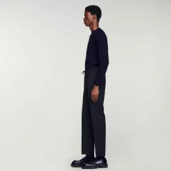 Sandro Paris Pantalones & Bermudas<Pantalon Recto Elastico