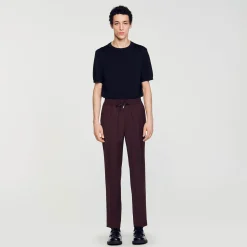 Sandro Paris Pantalones & Bermudas<Pantalon Recto Elastico