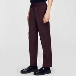 Sandro Paris Pantalones & Bermudas<Pantalon Recto Elastico