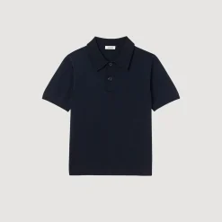 Sandro Paris Camisetas & Polos<Polo De Manga Corta De Punto