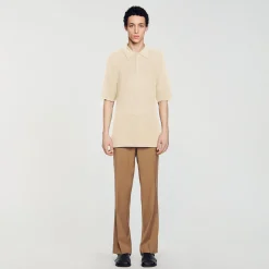 Sandro Paris Camisetas & Polos<Polo De Punto Calado