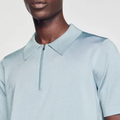 Sandro Paris Camisetas & Polos<Polo De Punto Con Cuello Con Cremallera