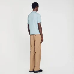 Sandro Paris Camisetas & Polos<Polo De Punto Con Cuello Con Cremallera