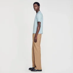 Sandro Paris Camisetas & Polos<Polo De Punto Con Cuello Con Cremallera