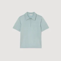 Sandro Paris Camisetas & Polos<Polo De Punto Con Cuello Con Cremallera