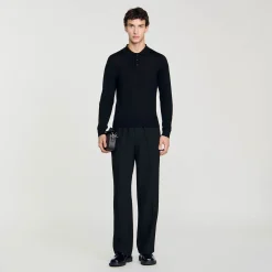 Sandro Paris Camisetas & Polos<Polo De Punto Fino