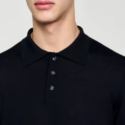 Sandro Paris Camisetas & Polos<Polo De Punto Fino