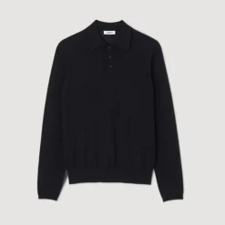 Sandro Paris Camisetas & Polos<Polo De Punto Fino