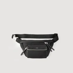Sandro Paris Minibolsos<Rinonera De Tela Y Cuero