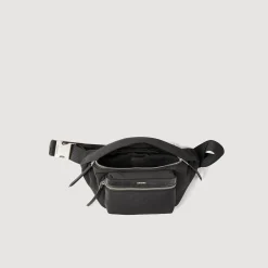 Sandro Paris Minibolsos<Rinonera De Tela Y Cuero