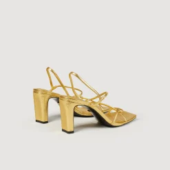 Sandro Paris Sandalias<Sandalias De Piel Repujada