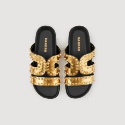 Sandro Paris Sandalias<Sandalias Planas Con Remaches