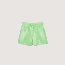 Sandro Paris Conjuntos<Short Ancho Satinado