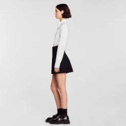 Sandro Paris Trajes<Short De Talle Alto De Tweed