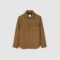 Sandro Paris Camisas<Sobrecamisa Abotonada