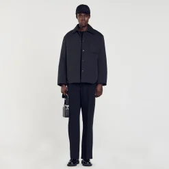 Sandro Paris Camisas<Sobrecamisa Acolchada