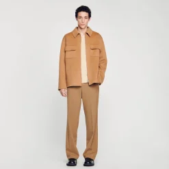 Sandro Paris Camisas<Sobrecamisa Con Cremallera