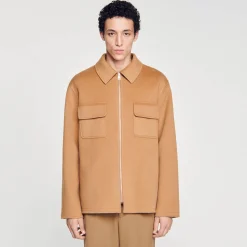 Sandro Paris Camisas<Sobrecamisa Con Cremallera