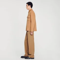 Sandro Paris Camisas<Sobrecamisa Con Cremallera