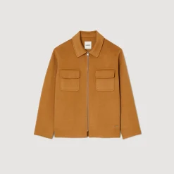 Sandro Paris Camisas<Sobrecamisa Con Cremallera