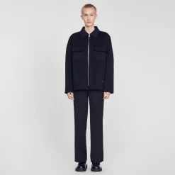 Sandro Paris Camisas<Sobrecamisa Con Cremallera