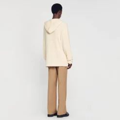 Sandro Paris Sudaderas & Jogging<Sudadera Polar Con Capucha