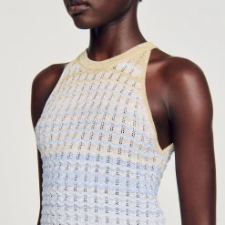 Sandro Paris Conjuntos<Top Corto De Punto