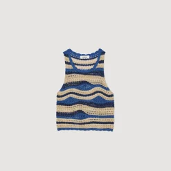 Sandro Paris Jerseys & Cárdigans<Top Corto De Punto