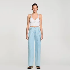 Sandro Paris Jerseys & Cárdigans<Top De Ganchillo