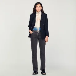 Sandro Paris Tops & Camisas<Top De Muselina