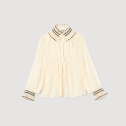 Sandro Paris Tops & Camisas<Top De Muselina