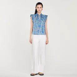 Sandro Paris Tops & Camisas<Top Estampado