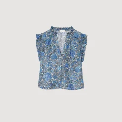 Sandro Paris Tops & Camisas<Top Estampado