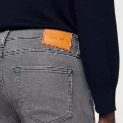 Sandro Paris Vaqueros<Vaquero Gris Destenido