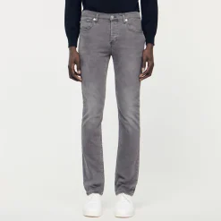 Sandro Paris Vaqueros<Vaquero Gris Destenido