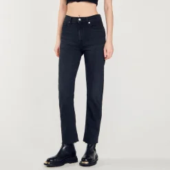 Sandro Paris Vaqueros<Vaquero Recto Con Bordes Sin Rematar