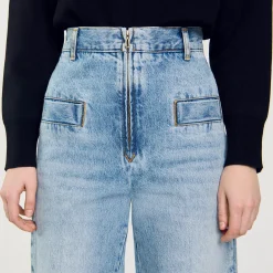 Sandro Paris Vaqueros<Vaqueros Anchos