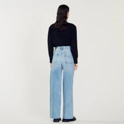 Sandro Paris Vaqueros<Vaqueros Anchos