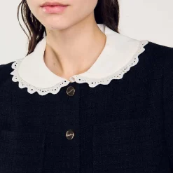 Sandro Paris Vestidos<Vestido Corto De Tweed