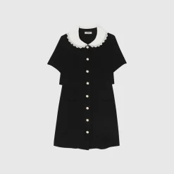 Sandro Paris Vestidos<Vestido Corto De Tweed