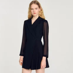 Sandro Paris Otros Accesorios<Vestido Cruzado