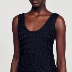 Sandro Paris Vestidos<Vestido De Croche