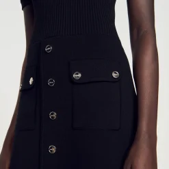 Sandro Paris Vestidos<Vestido De Punto